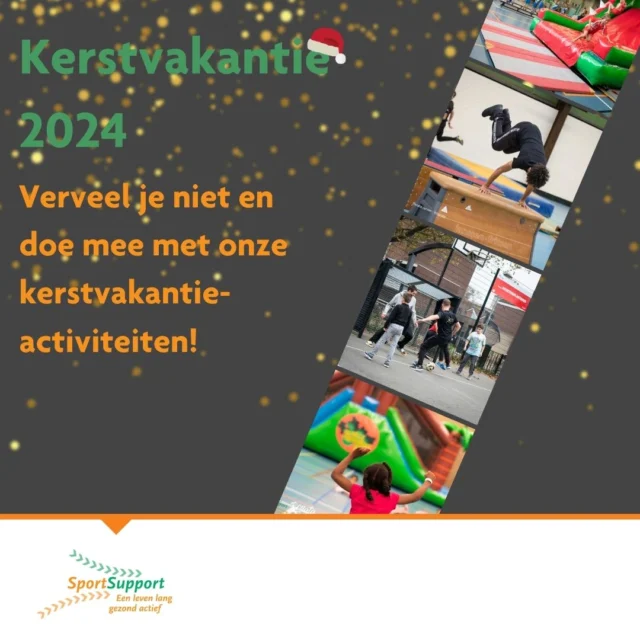 𝗗𝗲 𝗸𝗲𝗿𝘀𝘁𝘃𝗮𝗸𝗮𝗻𝘁𝗶𝗲 𝗸𝗼𝗺𝘁 𝗲𝗿𝗮𝗮𝗻 𝗷𝗶𝗷 𝗵𝗼𝗲𝗳𝘁 𝗷𝗲 𝗻𝗶𝗲𝘁 𝘁𝗲 𝘃𝗲𝗿𝘃𝗲𝗹𝗲𝗻 ⛄🤸
Onze actieve en sportieve buurtsportcoaches hebben weer allemaal leuke vakantie-activiteiten speciaal voor jou bedacht. Wat dacht je bijvoorbeeld van Wintersportland in de Spaarnehal, De VakantieKaravaan in Haarlem-noord of De Alleskunner in Hillegom?
Op onze website vind je alle activiteiten in de kerstvakantie handig bij elkaar. Ga hiervoor naar de link in onze bio en schrijf je nu in!

@sportindewijknoord | @sportindewijkoost | @sportindewijkschalkwijk | @hillegom_in_beweging