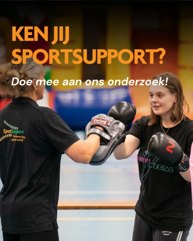Ken jij SportSupport? 🏃‍♀️

We zijn benieuwd naar hoe bekend we zijn in de regio. Doe mee met ons onderzoek en laat ons weten of en hoe je ons kent. Zo zorgen we er voor dat meer mensen weten wat we doen zodat zij ook mee kunnen doen met onze activiteiten.

📲 Vul onze enquête in (3–5 minuten)
💚 Jij helpt ons om sport en bewegen toegankelijker te maken
➡️ Klik op de link in bio

#sportsupport #jongenooudinbeweging #kennemerland  #sportvooriedereen