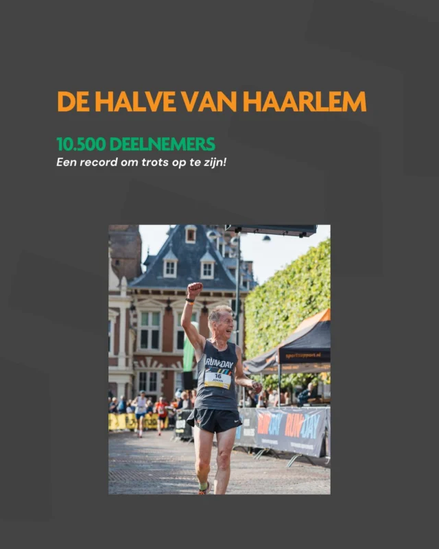 De Run2Day Halve van Haarlem 2025 brak alle records. Meer deelnemers dan ooit stonden aan de start 🏃‍♀️🏃‍♂️

De sfeer was fantastisch, de stad leefde mee en jullie maakten deze editie meer dan onvergetelijk😉 

#halvevanhaarlem #SportSupport #terugblik2025 #recorddeelnemers