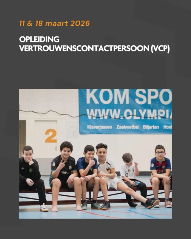 In maart organiseert SportSupport een gratis opleiding tot Vertrouwenscontactpersoon (VCP).

Een VCP is het eerste aanspreekpunt bij zorgen of meldingen over ongewenst gedrag en draagt bij aan een sociaal en veilig sportklimaat.

📅 11 & 18 maart 2026
🕐 19.00 – 22.00 uur
📍 Haarlem

👉 Inschrijven via https://www.sportsupport.nl/events/verenigingsadvies-vertrouwenscontactpersoon-vcp-3/

Alleen voor verenigingen aangesloten bij een sportbond van NOCNSF.

#SportSupport #veiligsportklimaat #VCP #sportverenigingen