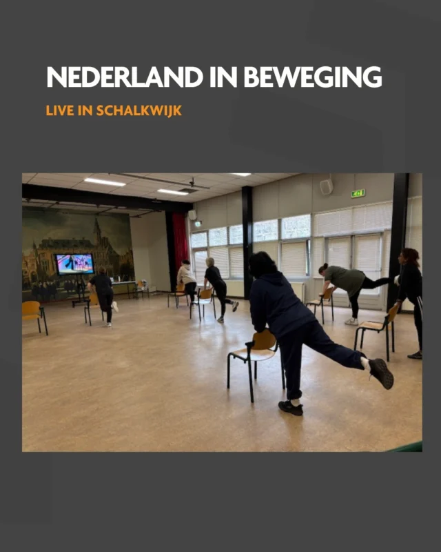 Beweegt u graag mee met Nederland in Beweging op televisie, maar doet u dit meestal alleen thuis? Dat kan gezelliger!

📅 Wekelijks op woensdag 
📍 Californiëplein, Schalkwijk (Haarlem)
🕘 Start: 10.00 uur
💰 Deelname is gratis

Kom langs, beweeg mee en ervaar hoe leuk samen bewegen is! 💚🧡

#SportSupport  #Haarlem #sameninbeweging