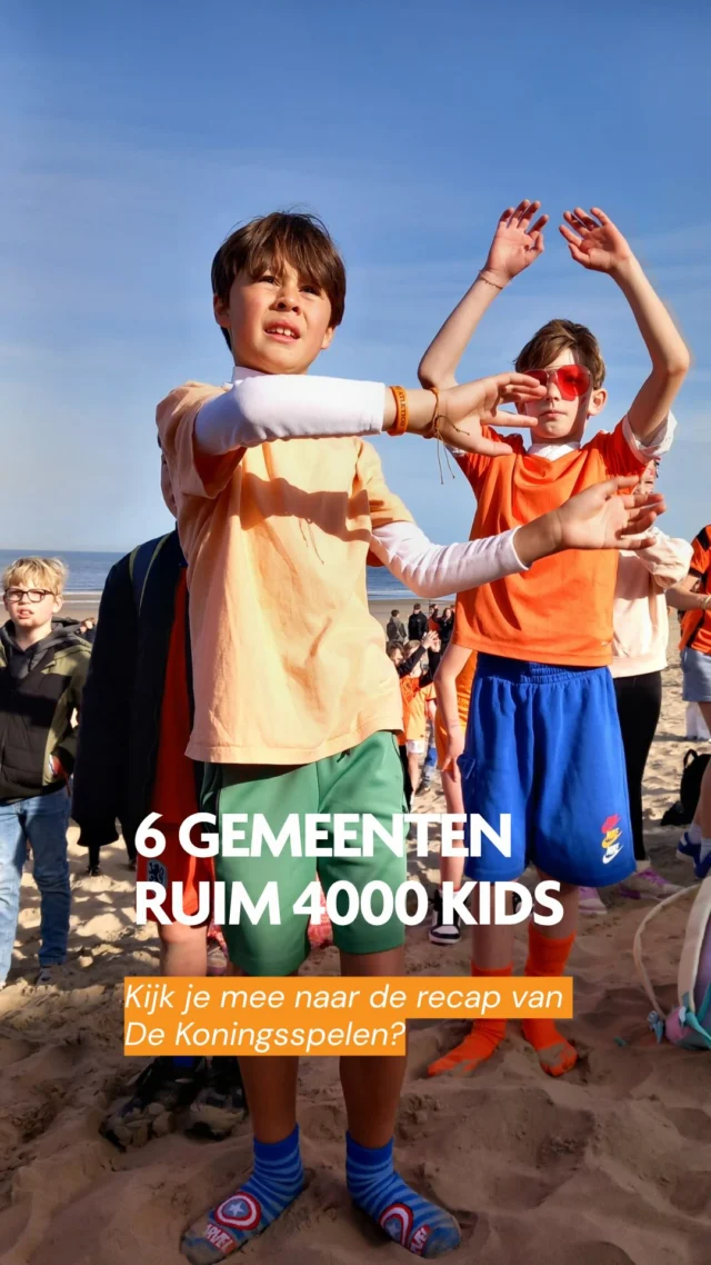 Wat hebben we genoten in 6 gemeenten kwamen ruim 4000 kids samen. Sport, spel en iedereen gekleed in oranje. De Koningsspelen 2026! 👑

Geniet jij nog even mee met onze recap van deze fantastische dag? 🧡