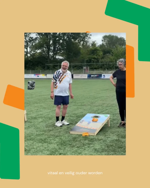 Een leven lang gezond actief betekent aanbod creëren waar iedereen aan mee kan doen. Met dat in het achterhoofd zette onze buurtsportcoach Michel Cornhole bij HFC EDO op.

"Sinds kort organiseren we Cornhole voor ouderen. Een laagdrempelige activiteit waarbij eigenlijk iedereen aan mee kan doen."

#jongenoudinbeweging #haarlem #cornhole #55plussport #sportsupport